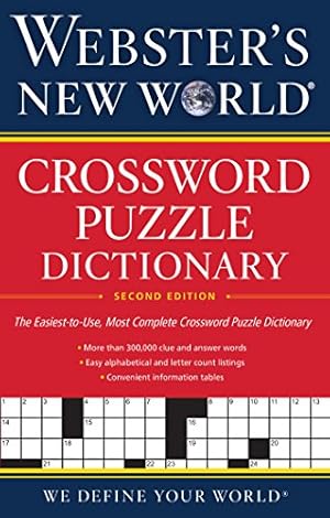 Bild des Verkufers fr Websters New World® Crossword Puzzle Dictionary, 2nd ed. by Whitfield, Jane Shaw, Webster's New World College Dictionaries, Editors of [Paperback ] zum Verkauf von booksXpress