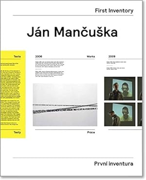 Seller image for Ján Mancuka: First Inventory (Tranzit) by Cisar, Karel, Désanges, Guillaume, Gronlund, Melissa, Macel, Christine [Paperback ] for sale by booksXpress