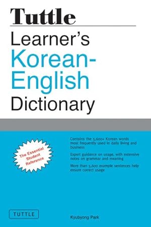 Imagen del vendedor de Tuttle Learner's Korean-English Dictionary: The Essential Student Reference by Park, Kyubyong [Paperback ] a la venta por booksXpress