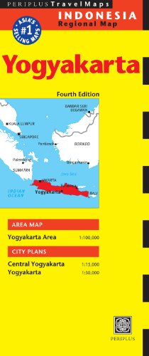 Imagen del vendedor de Yogyakarta Travel Map Fourth Edition (Periplus Travel Maps) [Map ] a la venta por booksXpress