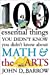 Seller image for 100 Essential Things You Didn't Know You Didn't Know about Math and the Arts [Hardcover ] for sale by booksXpress