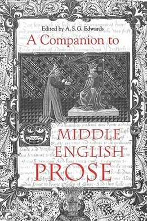 Bild des Verkufers fr A Companion to Middle English Prose [Paperback ] zum Verkauf von booksXpress