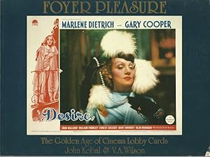 Marlene Dietrich and Gary Cooper. Desire. Foyer Pleasure. The Golden Age of Cinema Lobby Cards.