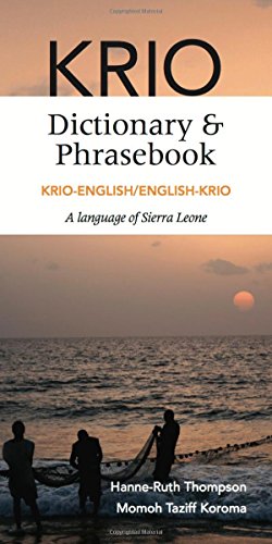 Seller image for Krio-English/English-Krio Dictionary & Phrasebook by Thompson, Hanne-Ruth, Koroma, Momoh Taziff [Paperback ] for sale by booksXpress