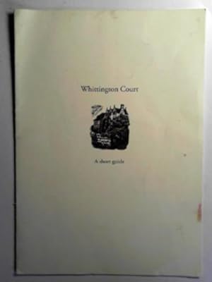 Immagine del venditore per Whittington Court: a short guide venduto da Cotswold Internet Books