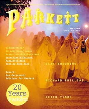 Seller image for Parkett No. 71 Olaf Breuning, Richard Phillips, Keith Tyson Plus Pipilotti Rist by Breuning, Olaf, Tyson, Keith, Rist, Pipilotti, Phillips, Richard, Soll, Anne [Paperback ] for sale by booksXpress