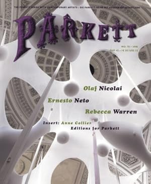 Bild des Verkufers fr Parkett No. 78 Ernesto Neto, Olaf Nicolai, Rebecca Warren [Paperback ] zum Verkauf von booksXpress