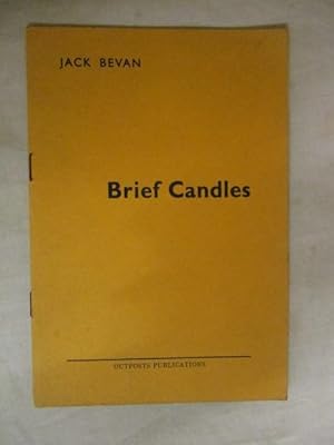 Bild des Verkufers fr BRIEF CANDLES zum Verkauf von GREENSLEEVES BOOKS