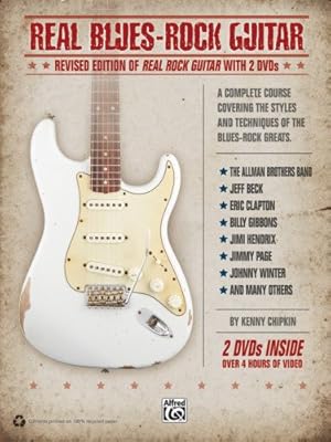 Immagine del venditore per Real Blues-Rock Guitar: Revised Edition of Real Rock Guitar with 2 DVDs (Book & 2 DVDs) [Soft Cover ] venduto da booksXpress