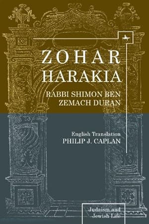 Seller image for Zohar Harakia (Judaism and Jewish Life) by Duran, Rabbi Shimon [Hardcover ] for sale by booksXpress