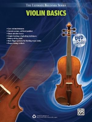 Imagen del vendedor de Ultimate Beginner Violin Basics: Book & DVD (The Ultimate Beginner Series) by Freeman, Dana [Paperback ] a la venta por booksXpress