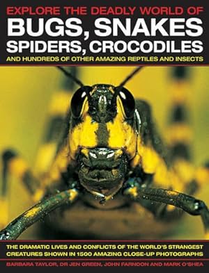Seller image for Explore The Deadly World of Bugs, Snakes, Spiders, Crocodiles: The dramatic lives and conflicts of the world's strangest creatures shown in 1500 amazing close-up photographs by Green, Jen Dr., Farndon, John, O'Shea, Mark [Paperback ] for sale by booksXpress