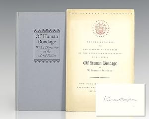 Bild des Verkäufers für Of Human Bondage With a Digression on the Art of Fiction: And Address by Somerset Maugham. zum Verkauf von Raptis Rare Books