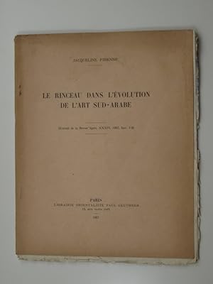 Imagen del vendedor de Le Rinceau dans l'volution de l'art sud-arabe. a la venta por Librairie Aubry