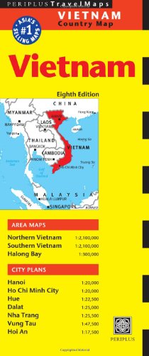 Imagen del vendedor de Vietnam Travel Map Eighth Edition (Periplus Travel Maps Country Map) [Map ] a la venta por booksXpress