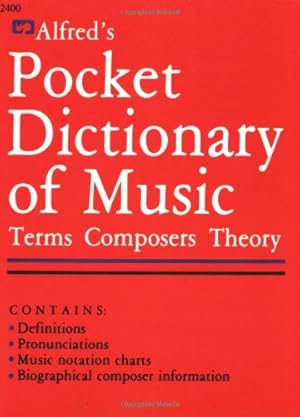 Seller image for Alfred's Pocket Dictionary of Music: Terms * Composers * Theory by Feldstein, Sandy [Paperback ] for sale by booksXpress
