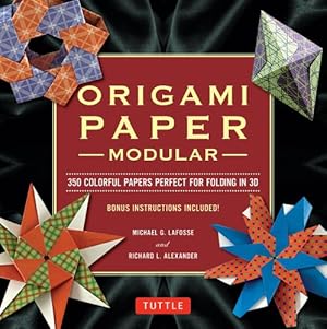 Imagen del vendedor de Modular Origami Paper Pack: Tuttle Origami Paper: 350 Colorful Papers Perfect for Folding in 3D by LaFosse, Michael G., Alexander, Richard L. [Loose Leaf ] a la venta por booksXpress