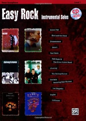Image du vendeur pour Easy Rock Instrumental Solos, Level 1: Tenor Sax, Book & CD (Easy Instrumental Solos Series) [Soft Cover ] mis en vente par booksXpress
