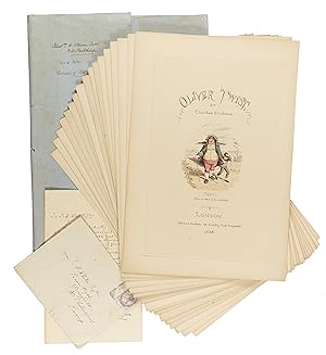 Bild des Verkäufers für [Oliver Twist.] A complete set of the 20 engraved illustrations to Oliver Twist, together with engraved titlepage. zum Verkauf von Jarndyce, The 19th Century Booksellers