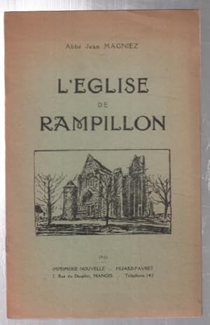 Seller image for L'glise de rampillon for sale by librairie philippe arnaiz