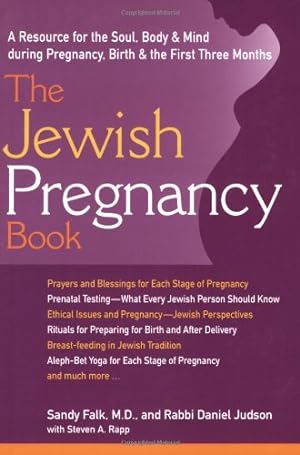 Seller image for The Jewish Pregnancy Book: A Resource for the Soul, Body & Mind during Pregnancy, Birth & the First Three Months by Falk M.D., Sandy, Judson, Rabbi Daniel [Paperback ] for sale by booksXpress