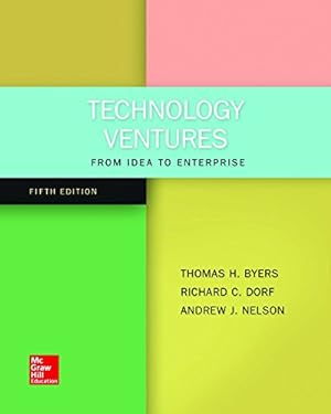 Seller image for Loose Leaf for Technology Ventures by Byers Professor Prof., Thomas H., Dorf, Richard C., Nelson Assistant Professor Dr., Andrew [Paperback ] for sale by booksXpress