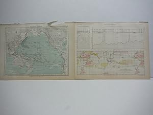 Antique Maps of Pacific from Encyclopaedia Britannica, Ninth Edition Vol. XVIII Plates II & III (...