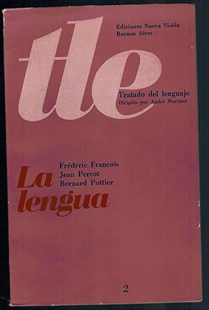 Seller image for TRATADO DEL LENGUAJE. LA LENGUA for sale by Librera Dilogo