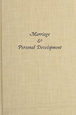 Bild des Verkufers fr Marriage and Personal Development by Blanck, Gertrude, Blanck, Rubin [Hardcover ] zum Verkauf von booksXpress