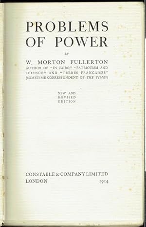 Imagen del vendedor de Problems Of Power a la venta por Hall of Books