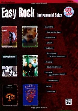 Image du vendeur pour Easy Rock Instrumental Solos, Level 1: Alto Sax, Book & CD (Easy Instrumental Solos Series) [Paperback ] mis en vente par booksXpress