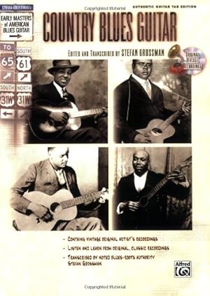 Seller image for Stefan Grossman's Early Masters of American Blues Guitar: Country Blues Guitar, Book & CD [Soft Cover ] for sale by booksXpress