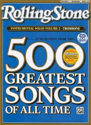 Seller image for Selections from Rolling Stone Magazine's 500 Greatest Songs of All Time (Instrumental Solos), Vol 2: Trombone, Book & CD [Soft Cover ] for sale by booksXpress