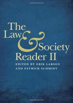 Imagen del vendedor de The Law and Society Reader II [Paperback ] a la venta por booksXpress