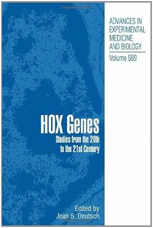 Immagine del venditore per Hox Genes: Studies from the 20th to the 21st Century (Advances in Experimental Medicine and Biology) [Hardcover ] venduto da booksXpress