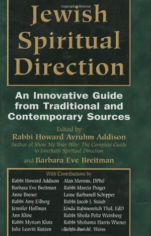 Seller image for Jewish Spiritual Direction: An Innovative Guide from Traditional and Contemporary Sources [Hardcover ] for sale by booksXpress