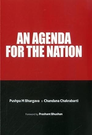 Seller image for An Agenda for the Nation by Bhargava, Pushpa Mittra, Chakrabarti, Chandana [Paperback ] for sale by booksXpress
