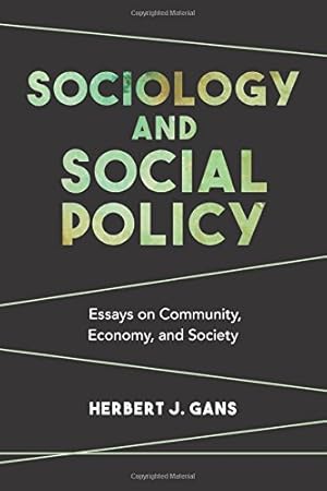 Seller image for Sociology and Social Policy: Essays on Community, Economy, and Society by Gans, Herbert J. [Paperback ] for sale by booksXpress