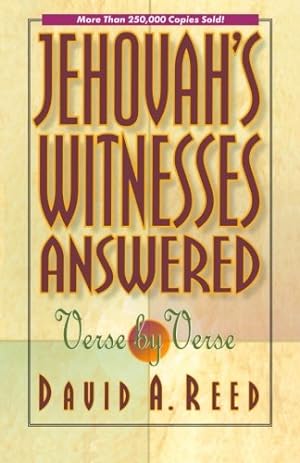 Immagine del venditore per Jehovah's Witnesses Answered Verse by Verse by Reed, David A. [Paperback ] venduto da booksXpress