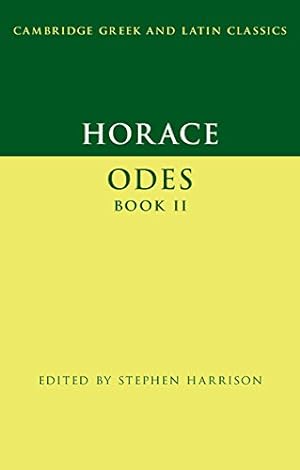 Seller image for Horace: Odes Book II (Cambridge Greek and Latin Classics) by Horace [Paperback ] for sale by booksXpress