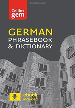 Imagen del vendedor de Collins Gem German Phrasebook & Dictionary by Collins UK [Paperback ] a la venta por booksXpress
