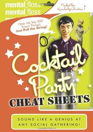Seller image for Mental Floss: Cocktail Party Cheat Sheets by Editors of Mental Floss [Paperback ] for sale by booksXpress