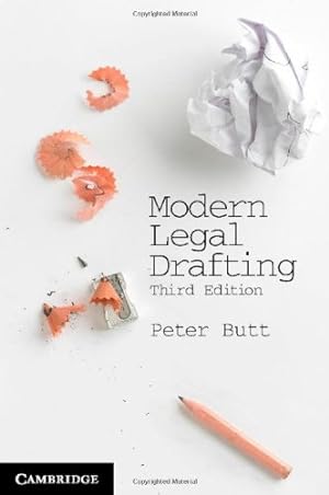 Seller image for Modern Legal Drafting: A Guide to Using Clearer Language by Butt, Peter [Paperback ] for sale by booksXpress