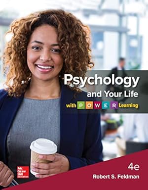 Seller image for Loose Leaf for Psychology And Your Life with P.O.W.E.R Learning by Feldman Dean College of Social & Behavioral Sciences, Robert S [Loose Leaf ] for sale by booksXpress