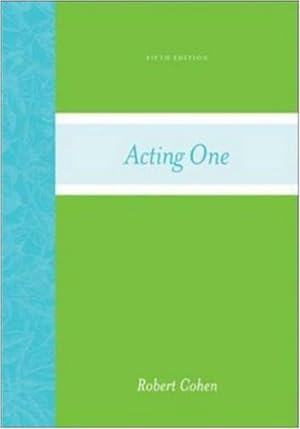 Seller image for Acting One by Cohen, Robert [Paperback ] for sale by booksXpress
