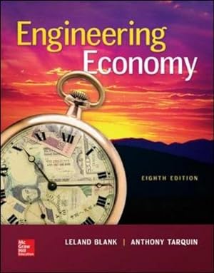 Image du vendeur pour Engineering Economy by Blank Professor Emeritus, Leland T, Tarquin, Anthony [Hardcover ] mis en vente par booksXpress