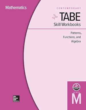 Seller image for TABE Skill Workbooks Level M: Patterns, Functions, Algebra - 10 Pack (Achieving TABE Success for TABE 9 & 10) by Contemporary [Spiral-bound ] for sale by booksXpress