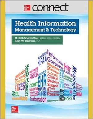 Imagen del vendedor de Connect Access Card for Health Information Management and Technology by Shanholtzer, M. Beth, Ozanich, Gary [Printed Access Code ] a la venta por booksXpress