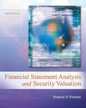 Seller image for Financial Statement Analysis and Security Valuation by Penman Professor, Stephen H [Hardcover ] for sale by booksXpress