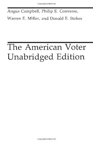 Seller image for The American Voter by Campbell, Angus, Converse, Philip E., Miller, Warren E., Stokes, Donald E. [Paperback ] for sale by booksXpress